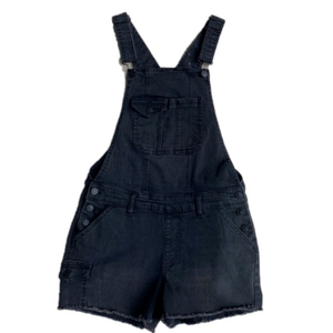 NWOT Wallflower Gray Wash Denim Cutoff Cargo Overalls